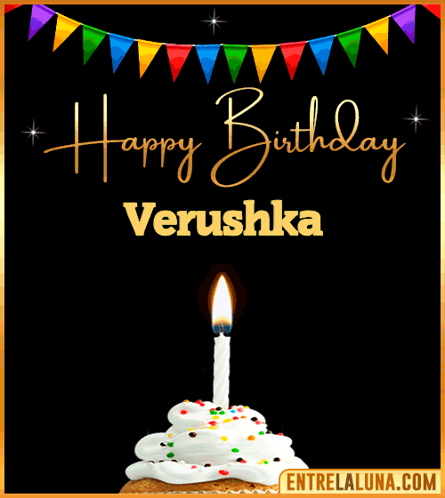 GiF Happy Birthday Verushka